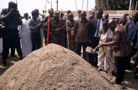 Construction of a Forward Operating Base (FOB) to protect Ghana oil and gas