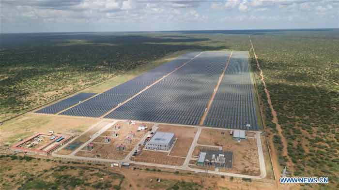 Kenya launches <font color=#ff0000>Chinese</font>-built 50MW solar power plant