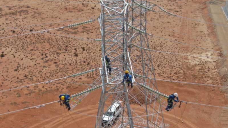 A massive windfarm in South Africa is ready for <font color=#ff0000>business</font> – creating energy for nearly 500,000 homes