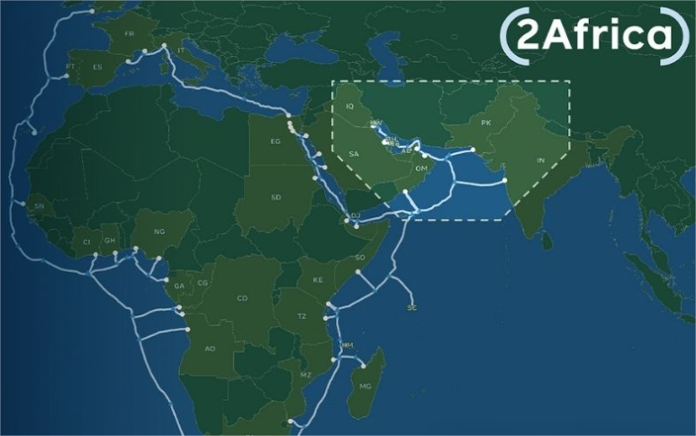 2<font color=#ff0000>Africa</font> 海缆在尼日利亚登陆